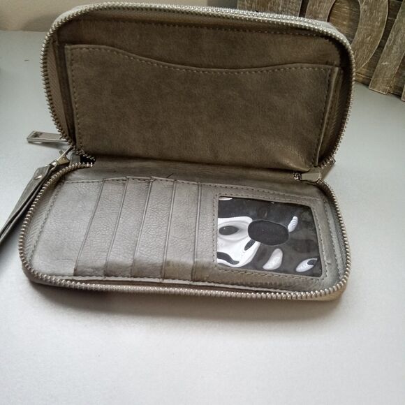 Multicolor Wallet Double Zipper Card Holder - Picture 2 of 12